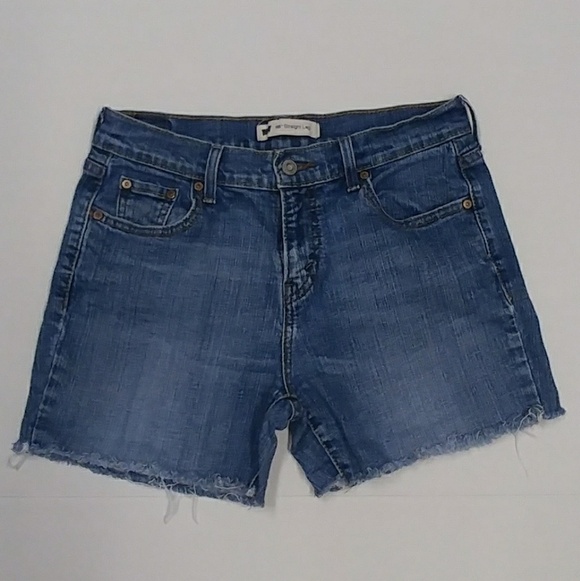 Vintage Levis 505 High Rise Cutoffs Y2k 90s 6 - Picture 2 of 7